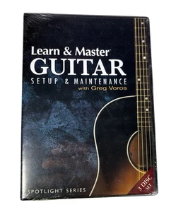 Learn & Master Guitar Setup and Maintenance DVD set - SEALED NEW IN BOX - Imagen 1 de 7