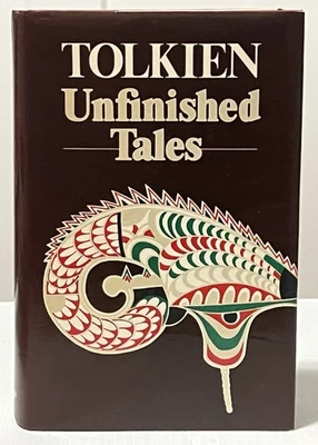 J.R.R. Tolkien Unfinished Tales 1980 UK 1st Ed George Allen Unwin w/ Map HC/DJ Foto 1 de 4