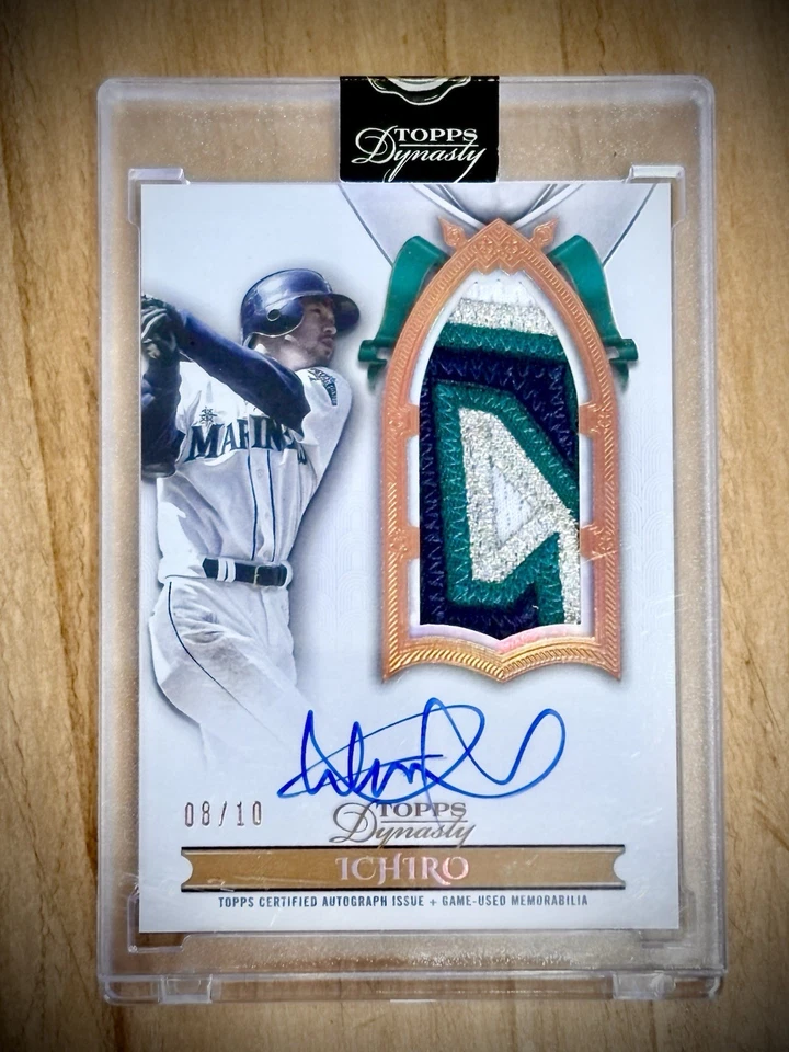 Parche vertical automático Topps Dynasty ICHRIO SUZUKI 2024/10 PSA MARINERS Foto 1 de 3