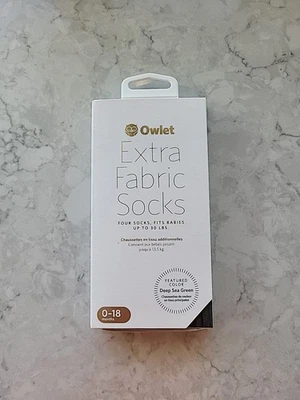 Calcetines de tela extra accesorio verde marino profundo Owlet - 0-18 meses sellados Foto 1 de 4