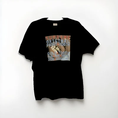 Camiseta Supreme Original Front Tooth Negra Talla Grande | Don Gorgon | Auténtica | Foto 1 de 4