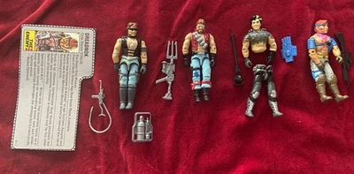 Juego de figuras y accesorios Cobra Dreadnok años 80 vintage G.I. Lote GI Joe 3,75 ARAH Foto 1 de 4