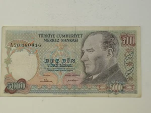 5000 Kurus 1981 Turkey Note - Picture 1 of 2
