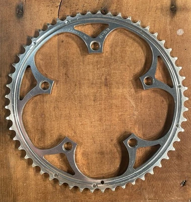 Shimano Dura Ace SG B-53 Chainring 53T 130 BCD 5-Bolt Road Bike Silver  53 tooth - Image 1 of 4