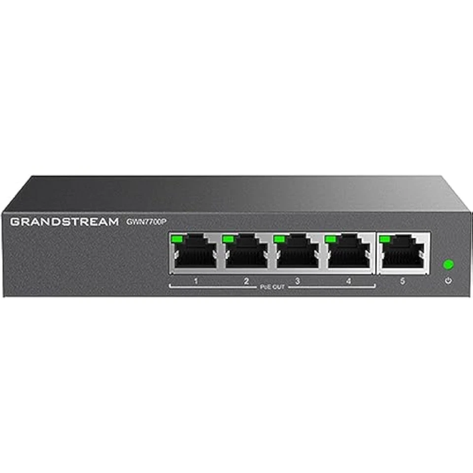 Grandstream GWN7700P Unmanaged Switch 5-Port 4X PoE - Image 1 of 1