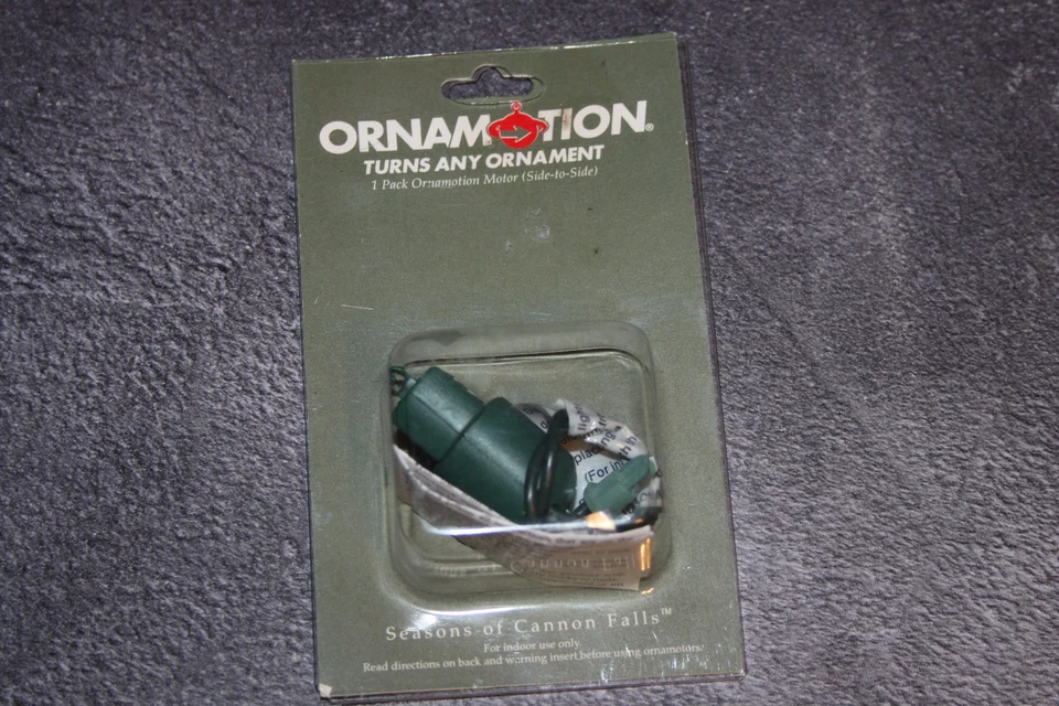Ornamotion Motor 1998 Turns Any Ornament Into a Spinner (side to Side)