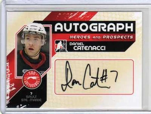 DANIEL CATENACCI 10/11 ITG UPDATE Rookie Auto Autograph #DC Americans Sabres - Picture 1 of 1