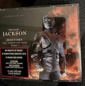 Michael Jackson CD History 2 CD Box Set 52 page History color booklet - Foto 1 di 1