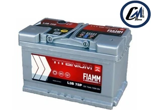 BATTERIA FIAMM 75Ah 730A FORD FOCUS C-MAX 1.6 1.8 2.0 TDCI OPEL L3B75P - Foto 1 di 5