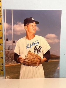 Ralph Terry New York Yankees Autographed Photo 8x10 - Picture 1 of 2