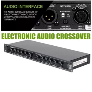 234XL 2-/3-/4-Way Electronic Audio Crossover Profession Stage Show Equipment - Picture 1 of 10