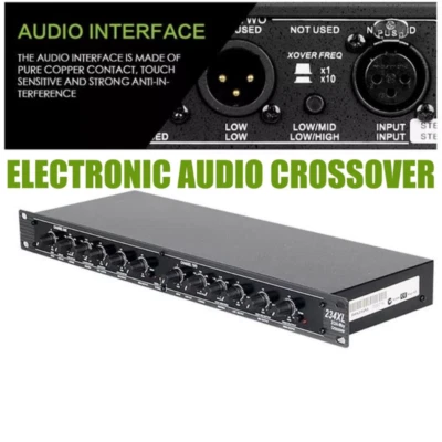 234XL 2-/3-/4-Way Electronic Audio Crossover Profession Stage Show Equipment - Image 1 of 4