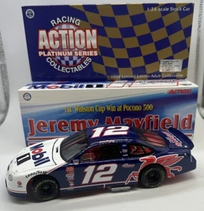 Jeremy Mayfield #12 Mobil 1998 Ford Taurus 1:24 Scale Stock Car Limited Edition - Picture 1 of 5