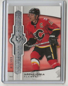 07-08 2007-08 Ultimate Collection #53 Jarome Iginla 473/499 Calgary Flames