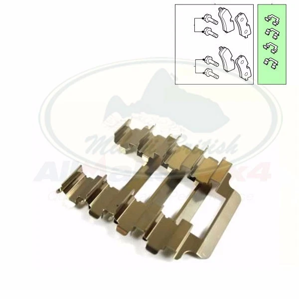 Land Rover Brake Caliper 维修夹套装 LR3 LR4 范围 RR 运动 LR019625 ALLM — 第 1/1 张图片