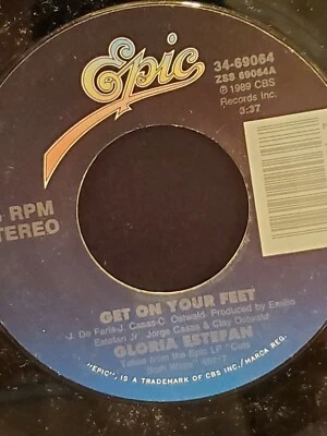 GLORIA ESTEFAN & MIAMI SOUND MACHINE 7" 45 RPM "Get On Your Feet" VG+ cond. - Image 1 of 2