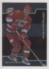 2001-02 ITG Be A Player Signature Series Spring Expo /10 Sandis Ozolinsh #163