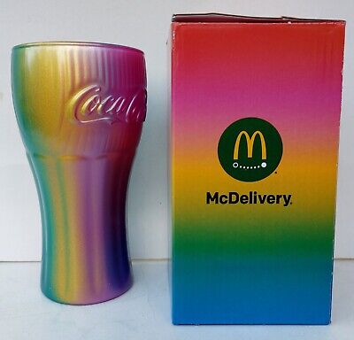 Delivery Regenbogenglas 2022 Mc Donalds Crew Coca Cola Gläser McDonalds Neu  • 19.90€
