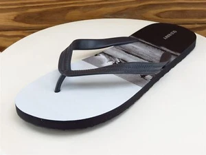 Old Navy Sz 12-13 Flip Flop Sandals Black Synthetic Men Slip On - Picture 1 of 10