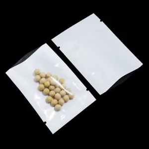 Heat Seal Vacuum Packaging Bags Food Storage White/Clear Plastic Packing Pouches - Picture 1 of 7