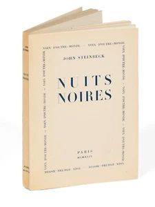 STEINBECK - Nuits noires | Première édition | De la bibliothèque Attali | 1944 - Picture 1 of 1