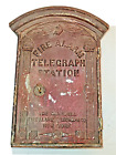 Antique GAMEWELL Fire Alarm Telegraph Station EXCELSIOR Rare Find Working w Key