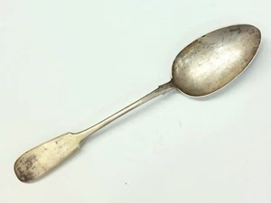 Antigua cuchara de servicio grande Ivan Lebedkin de plata imperial rusa c.1898 -11" - Imagen 1 de 8