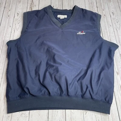 Grand Slam St Andrews Golf Club Sleeveless Polyester Vest Mens XL Navy Blue - Image 1 of 4
