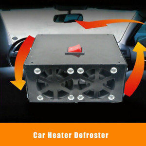 500W Portable Electric Car Heater 12V DC Heating Fan Defogger Defroster Demister