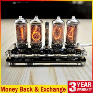 IN-8 4-Digit Nixie Tube Clock Innovative Desktop Clock Sleek Decor Basic Version - Bild 1 von 5
