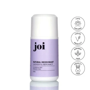 Joi Unisex Lavender & Bergamot All Natural Deodorant 60ml - Paraben free - Picture 1 of 4