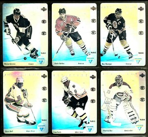1991-92 UD MCDONALDS COMPLETE 25 CARD SET LOT + 6 Hologram Inserts Gretzky Roy 