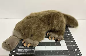 Fiesta Platypus Plush Brown Realistic Duckbill Australia Egg Laying Mammal 18" - Picture 1 of 6