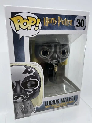 HARRY POTTER POP VINILO LUCIUS MALFOY MÁSCARA DE TEATRO #30 + PROTECTOR Foto 1 de 4