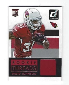 David Johnson 2015 Donruss Rookie Threads Card, # DRT-DAJ,Arizona - Picture 1 of 2