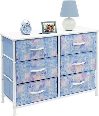 Cómoda Sorbus con 6 cajones - Organizador de almacenamiento para dormitorio infantil (24"H x 31"L) Foto 1 de 4