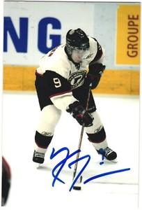 Kelsey Tessier Autographed 4x6 Color Photo Quebec Remparts #9 B