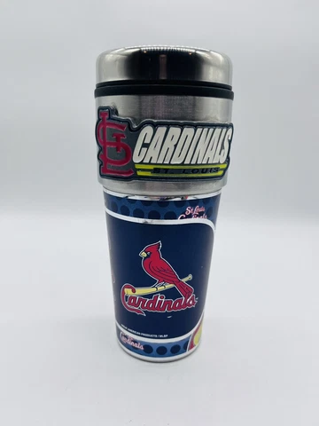 St Louis Cardinals MLB Baseball 16oz Travel Tumbler Cover