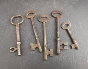 Antique Victorian steel keys, 19th century - Picture 1 of 6
