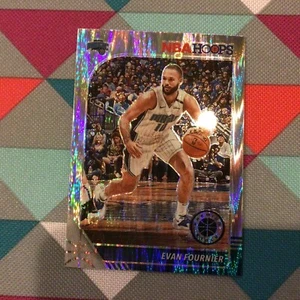 Evan Fournier #139 magic Flash Prizm Hybrid H2 2019/20 NBA Hoops Premium Stock - Picture 1 of 1