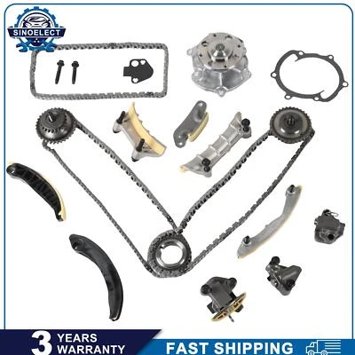 For 2007-2011 Cadillac STS 2011-2015 GMC Acadia Timing Chain Kit Water Pump 3.6L - Image 1 of 4