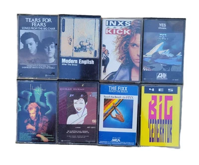 Vintage 1980 - 1985 Music Cassette Rock & Alternative Duran Duran INXS YES FIXX - Image 1 of 4