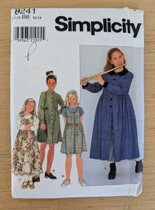 Simplicity 8421 Girls Dress Pattern Size 12 - 14 Uncut - Picture 1 of 2