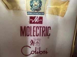 COLIBRI' Feuerzeugbox MOLECTRIC Rot Mit Briefmarke - Bild 1 von 8