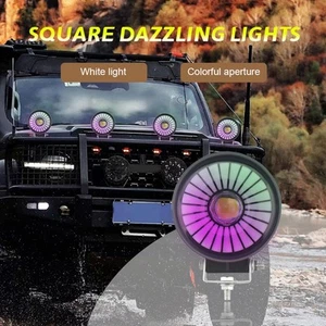 LED Light Bar Waterproof Light 3500lm Luminous Flux Dynamic Flashing Signals - Picture 1 of 7