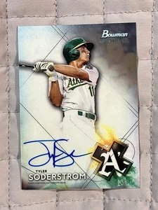 Tyler Soderstrom 2021 Bowman Sterling Autograph #BSPA-TS Auto Card Athletics - Bild 1 von 2