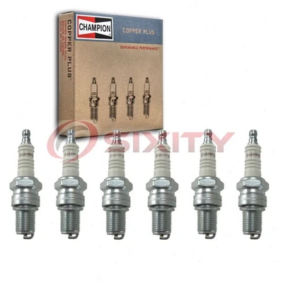 6 bujías Champion Copper Plus para Jaguar XK120 1949-1954 3,4 L L6 py Foto 1 de 4