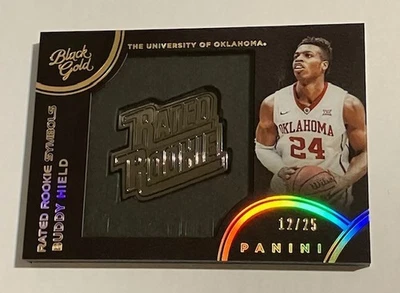 BUDDY HIELD rc 2016 Panini negro oro clasificación símbolos de novato/25 Oklahoma *grueso* Foto 1 de 2