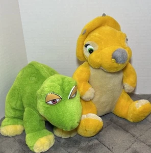 Vintage Das Land vor unserer Zeit Plüsch Keramik & Stachel Dinosaurier Stofftier 1996 - Bild 1 von 11