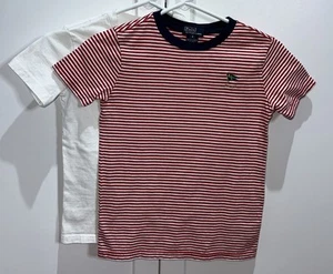 Polo Ralph Lauren (3) Boys’ Cotton T-shirts EUC Size 7 - Picture 1 of 7